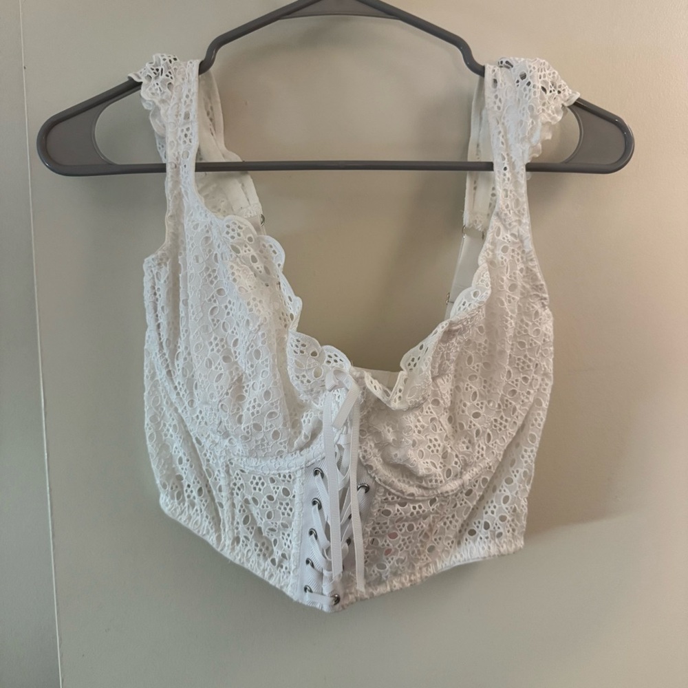 Victoria's Secret Cream Lace Corset